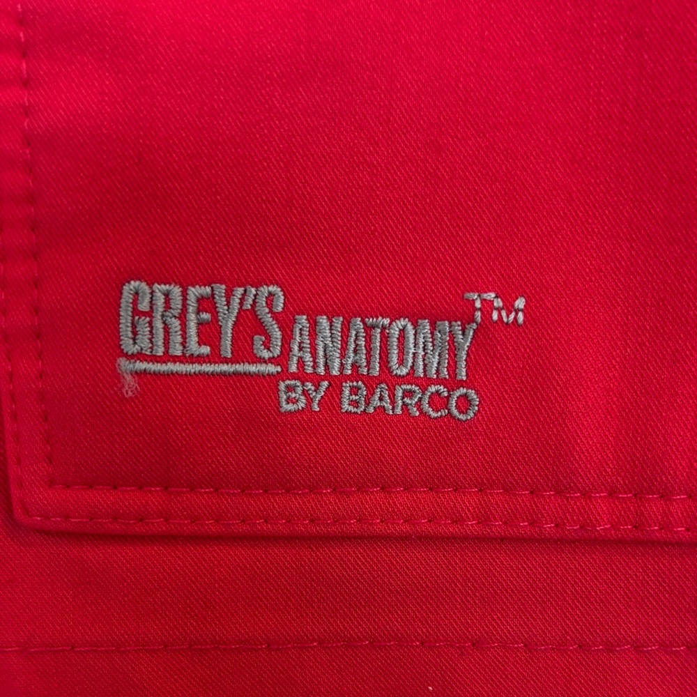 Grey's Anatomy Deep Pink and Black Scrub Set - Picture 2 of 10